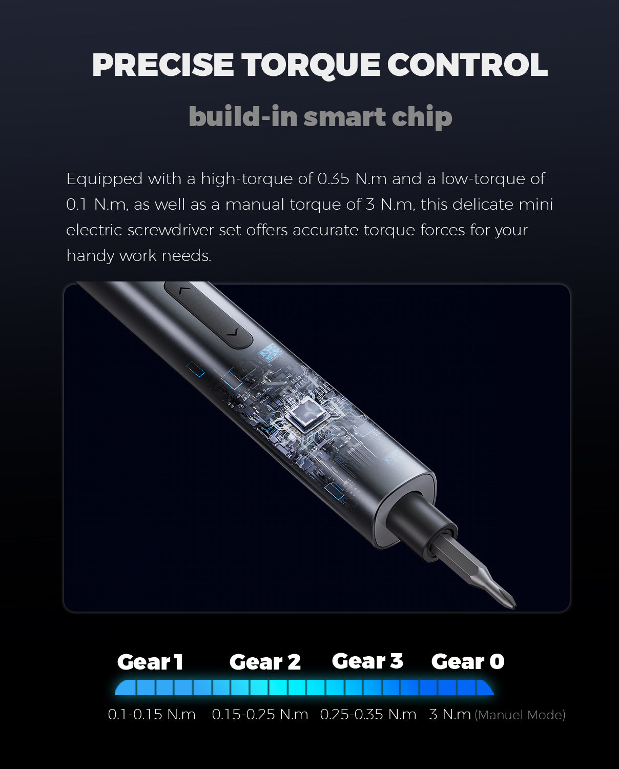 VMYTH iDriver ES1 – Compact Electric Screwdriver Kit for Precision Work