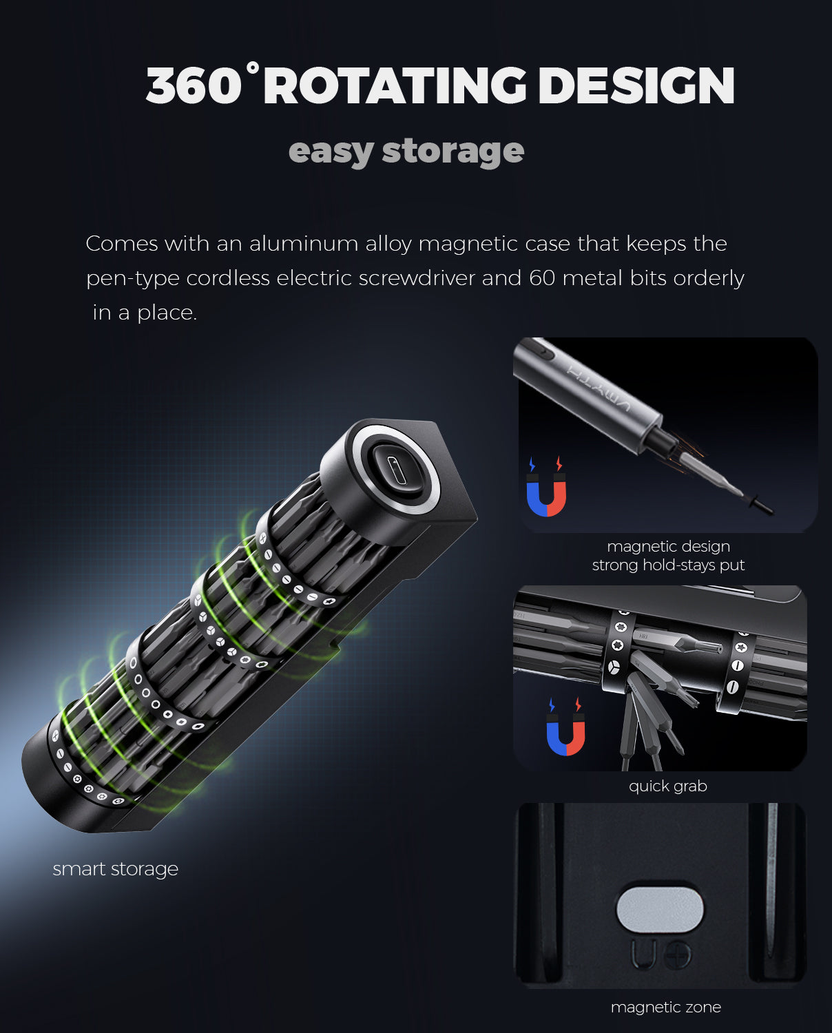 VMYTH iDriver ES1 – Compact Electric Screwdriver Kit for Precision Work