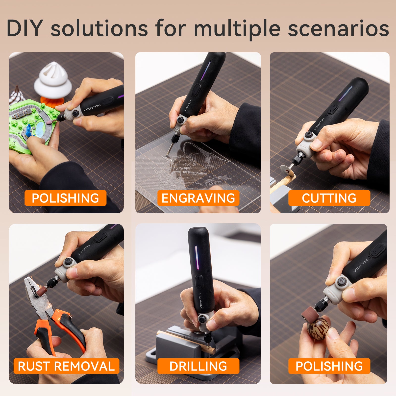 VMYTH iPen E3 - Precision Rotary Tool for Crafts & Repairs