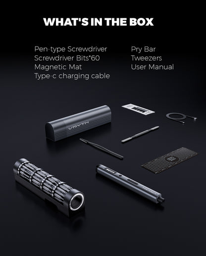 VMYTH iDriver ES1 – Compact Electric Screwdriver Kit for Precision Work