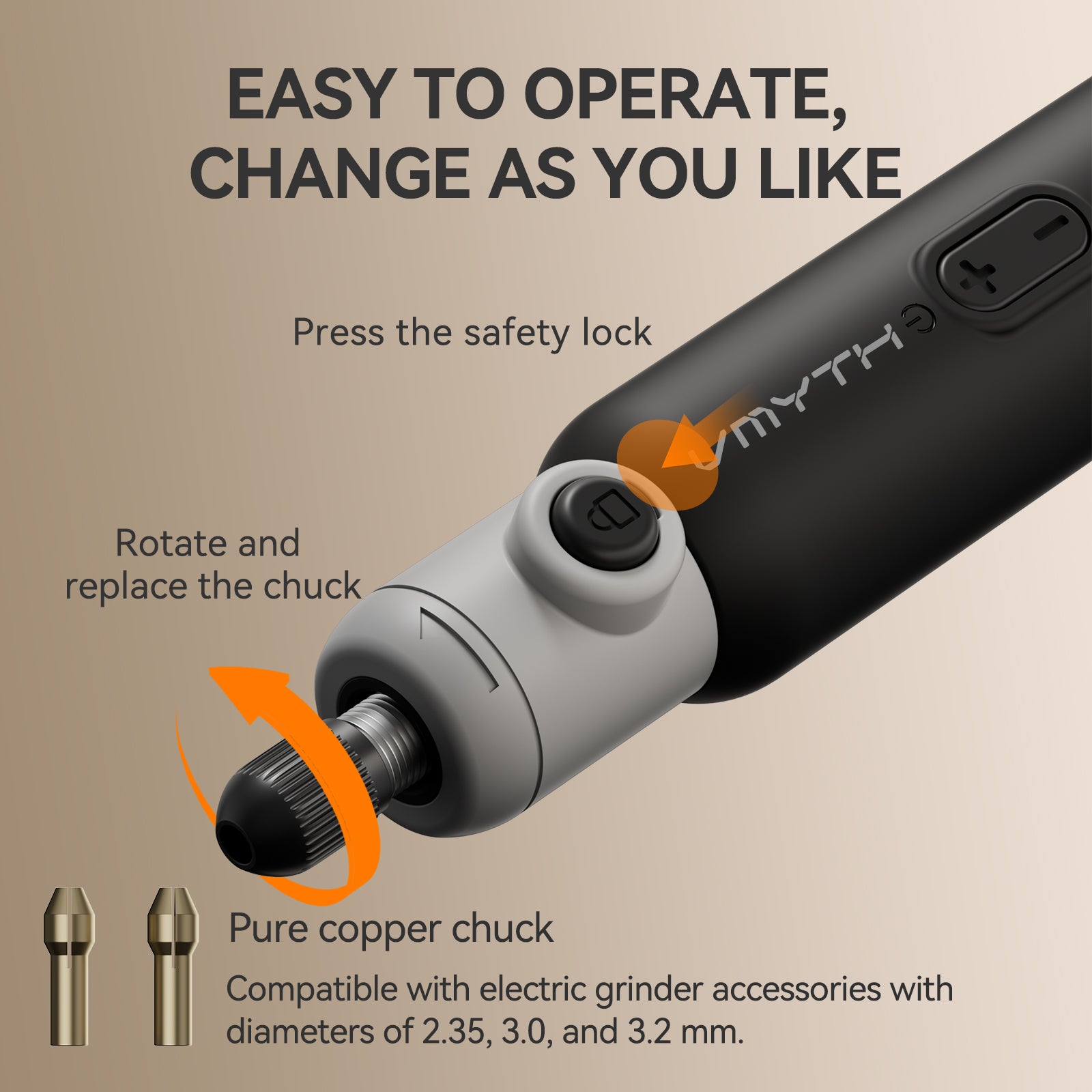 VMYTH iPen E3 - Precision Rotary Tool for Crafts & Repairs